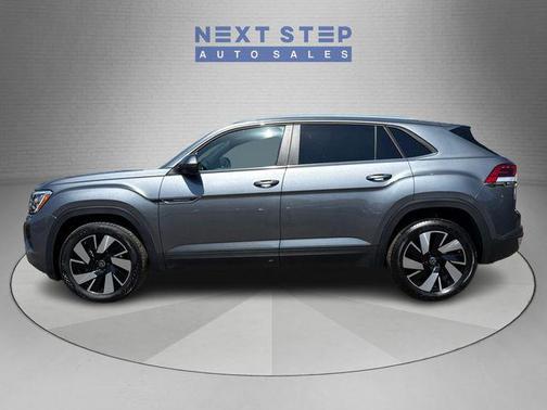 Gray 2025 Volkswagen Atlas Cross Sport 2.0T SE w/Technology 4MOTION