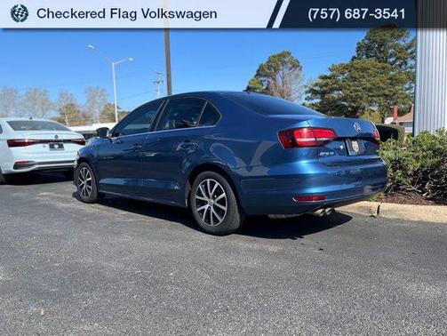 Silk Blue Metallic 2017 Volkswagen Jetta 1.4T SE