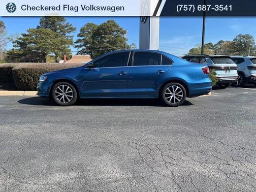 Silk Blue Metallic 2017 Volkswagen Jetta 1.4T SE