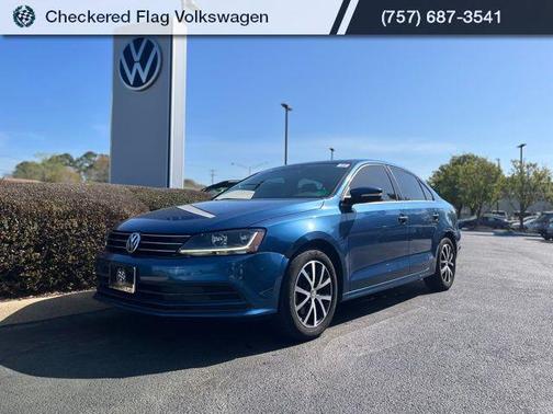 Silk Blue Metallic 2017 Volkswagen Jetta 1.4T SE