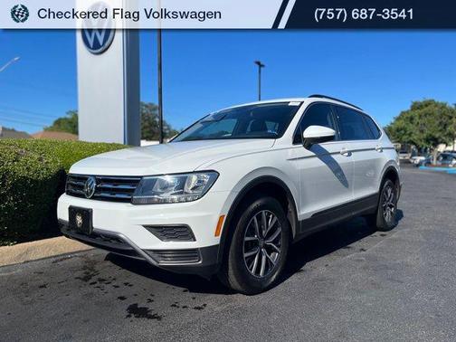 Pure White 2019 Volkswagen Tiguan 2.0T SE 4MOTION