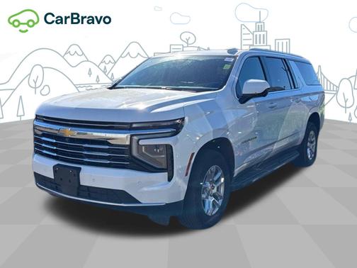 Summit White 2025 Chevrolet Suburban LT SUV