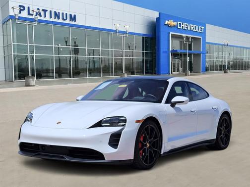 White 2023 Porsche Taycan GTS