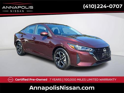 Rosewood Metallic 2025 Nissan Sentra SV
