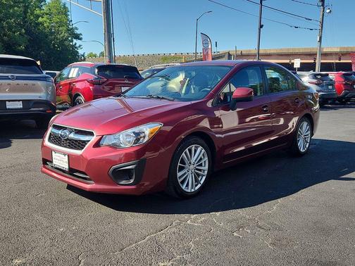 Camellia Red Pearl 2012 Subaru Impreza 2.0i Premium