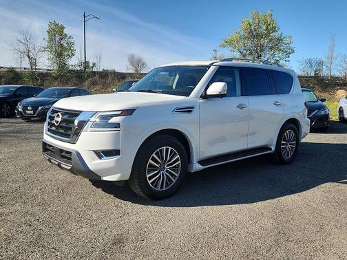 Aspen White Tricoat 2024 Nissan Armada SL 4WD