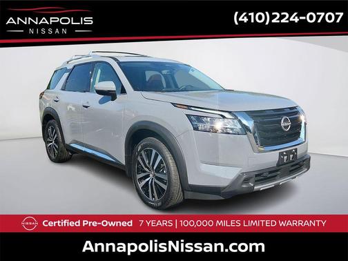 Boulder Gray Pearl 2024 Nissan Pathfinder Platinum FWD