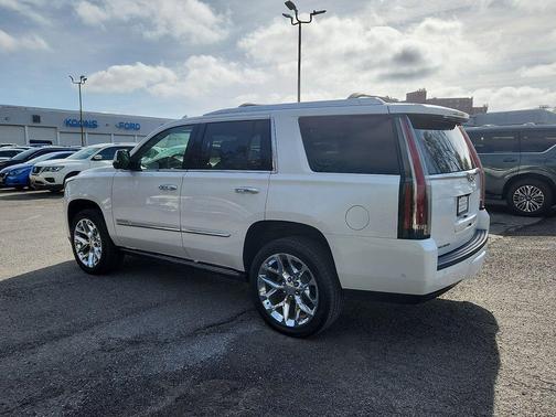 Crystal White Tricoat 2019 Cadillac Escalade Platinum