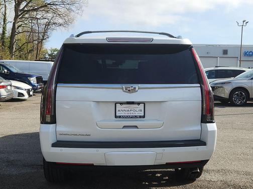 Crystal White Tricoat 2019 Cadillac Escalade Platinum