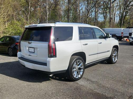 Crystal White Tricoat 2019 Cadillac Escalade Platinum