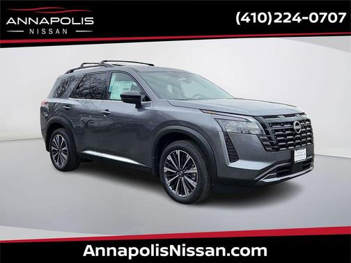 Gun Metallic 2026 Nissan Pathfinder Platinum