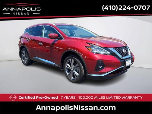Scarlet Ember Tintcoat 2023 Nissan Murano Platinum Intelligent AWD