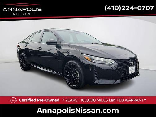 Super Black 2025 Nissan Sentra SR