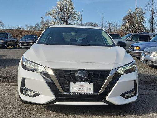 Aspen White Tricoat 2020 Nissan Sentra SR