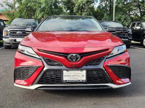 Supersonic Red/Midnight Black Metallic 2023 Toyota Camry XSE