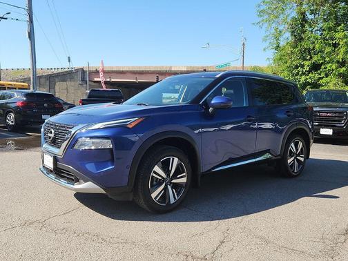 Caspian Blue Metallic 2023 Nissan Rogue Platinum