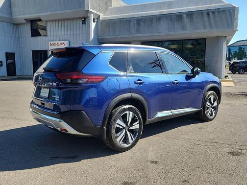 Caspian Blue Metallic 2023 Nissan Rogue Platinum