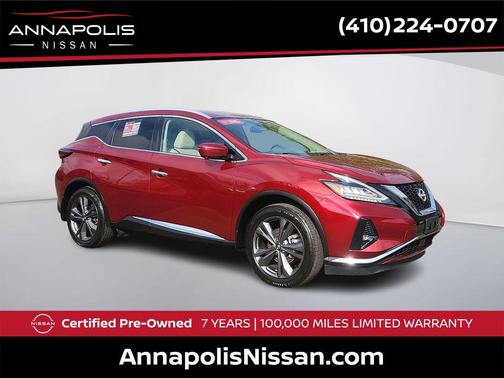 Scarlet Ember Tintcoat 2023 Nissan Murano Platinum Intelligent AWD