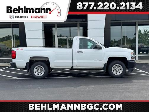 Summit White 2018 Chevrolet Silverado 1500 WT