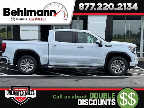 Glacier White Tricoat 2026 GMC Sierra 1500 Denali