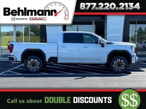 Glacier White Tricoat 2026 GMC Sierra 3500 Denali