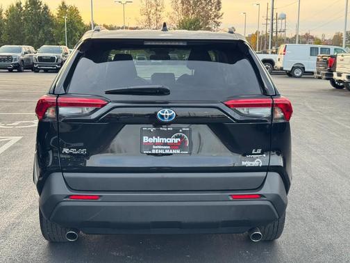 Midnight Black Metallic 2023 Toyota RAV4 Hybrid LE