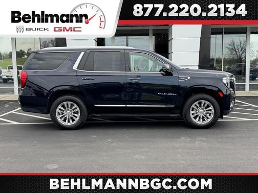 Midnight Blue Metallic 2021 GMC Yukon SLT