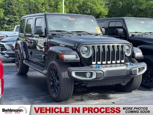 Black Clearcoat 2023 Jeep Wrangler 4xe Sahara