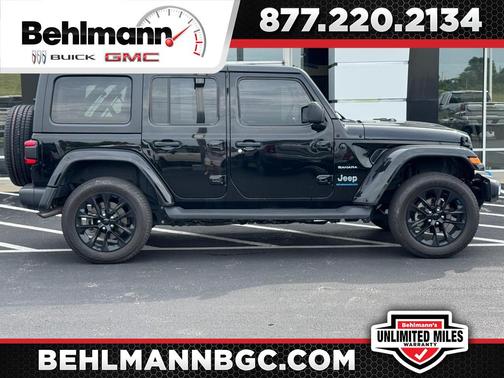 Black Clearcoat 2023 Jeep Wrangler 4xe Sahara