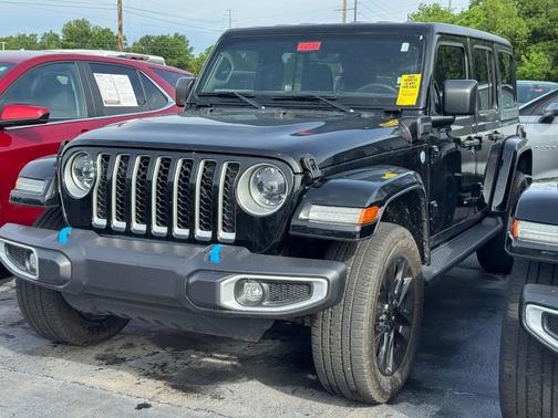 Black Clearcoat 2023 Jeep Wrangler 4xe Sahara