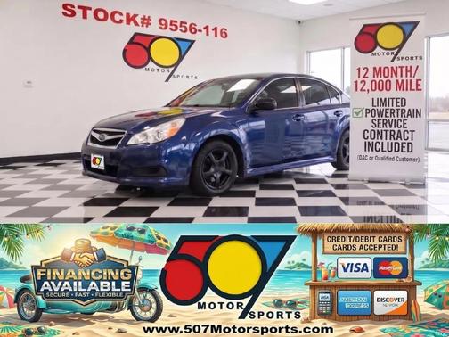 Blue 2011 Subaru Legacy Base
