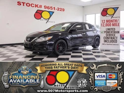 Super Black 2016 Nissan Altima 2.5 SR