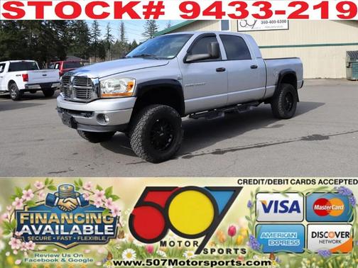 Bright Silver Metallic Clearcoat 2006 Dodge Ram 2500 SLT Mega Cab