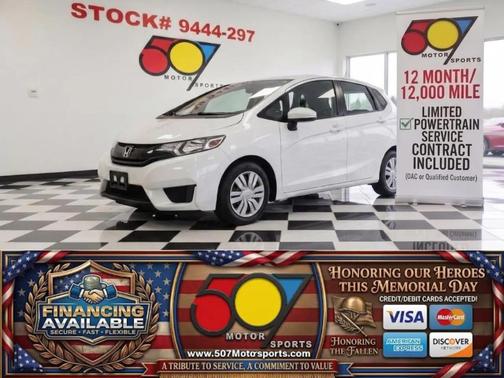 White Orchid Pearl 2015 Honda Fit LX