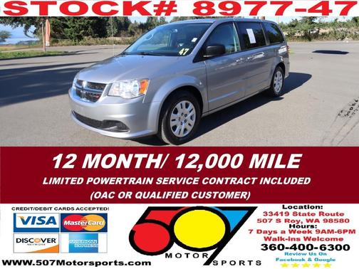 2016 Dodge Grand Caravan AVP/SE