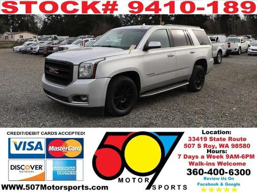 Quicksilver Metallic 2016 GMC Yukon SLT
