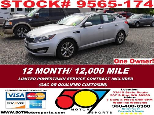Bright Silver Metallic 2013 Kia Optima EX