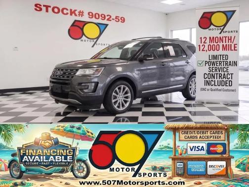 Gray 2017 Ford Explorer Limited