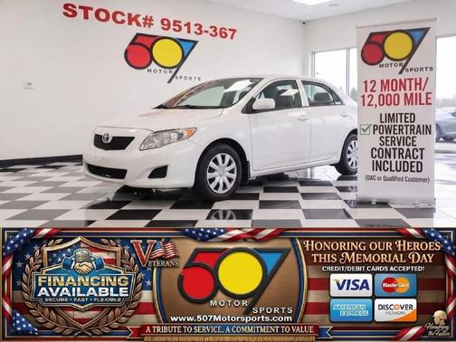 Super White 2010 Toyota Corolla LE