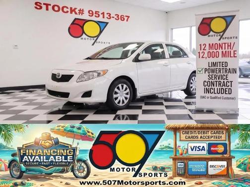 Super White 2010 Toyota Corolla LE