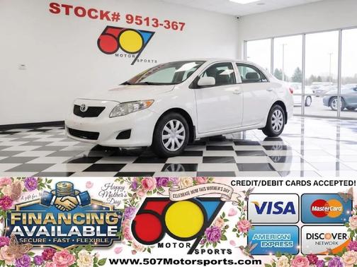 Super White 2010 Toyota Corolla LE
