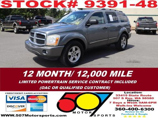 Mineral Gray Metallic Clearcoat 2006 Dodge Durango Limited