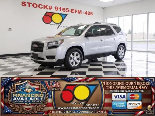 Quicksilver Metallic 2016 GMC Acadia SLE-2