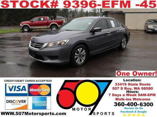 Modern Steel Metallic 2014 Honda Accord LX