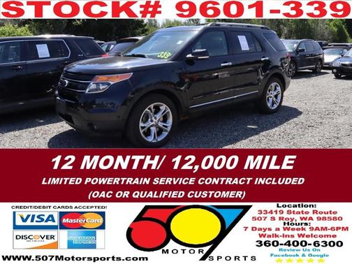 Tuxedo Black Metallic 2014 Ford Explorer Limited