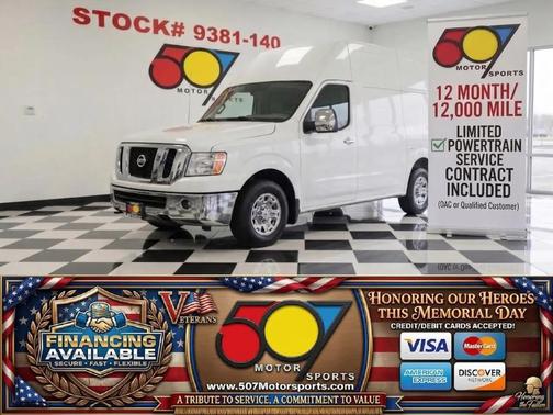 Glacier White 2014 Nissan NV Cargo NV2500 HD SV V8
