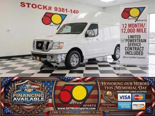 Glacier White 2014 Nissan NV Cargo NV2500 HD SV V8