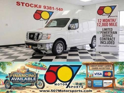 Glacier White 2014 Nissan NV Cargo NV2500 HD SV V8
