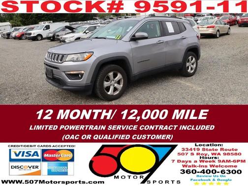 Billet Silver Metallic Clearcoat 2018 Jeep Compass Latitude