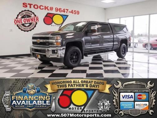 Gray 2015 Chevrolet Silverado 3500 LTZ